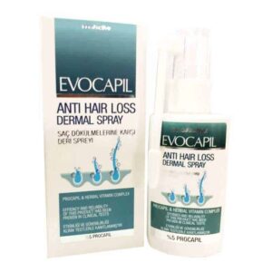 Evocapil Anti Hair Loss Dermal Spray 60 ml is an effective treatment designed to strengthen hair follicles and reduce hair loss.