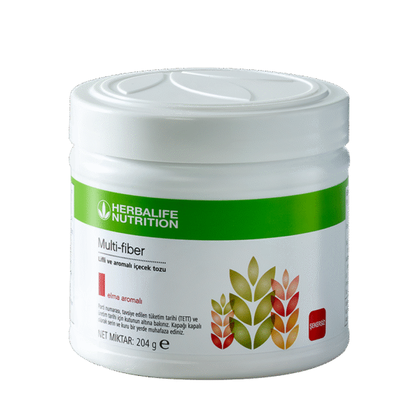 Introducing Herbalife Multi-Fiber Fiber and Flavored Drink Powder Apple 204 g, your go-to solution for boosting your daily fiber intake.