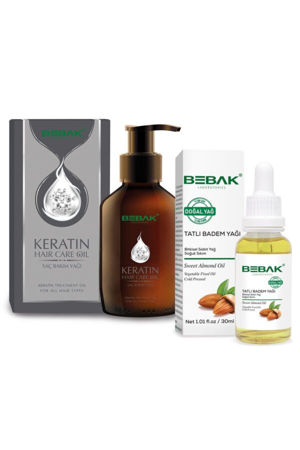 Bebak Keratin and Sweet Almond Oil Set