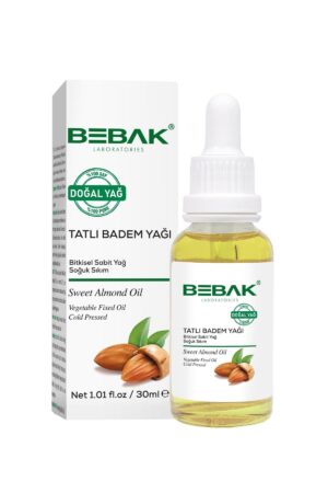 نقدم لكم بيباك 100 ٪ نقي بدون إضافات زيت اللوز الحلو الطبيعي 30 مل - Bebak، الذي يتميز بتركيبته النقية بالكامل، ليمنح بشرتك العناية التي تستحقها.
