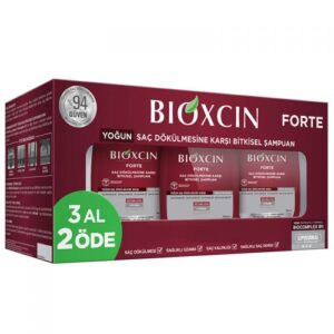 Bioxcin Forte Shampoo for Intensive Hair Loss 3x300ml is a powerful treatment formula designed for individuals experiencing severe hair loss.