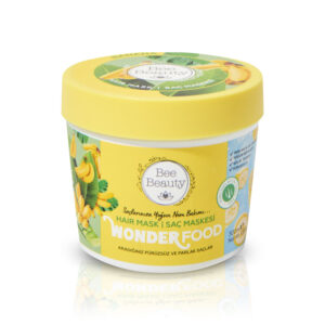 Bee Beauty Wonder Food Banana Crush Hair Mask 300 ml is the perfect solution for deeply nourishing hair and restoring its natural softness and shine.
