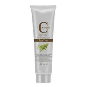 Claderm Tea Tree Clay Mask 50 ml is the perfect choice for purifying the skin and controlling excess oil, providing a refreshing and revitalizing treatment.