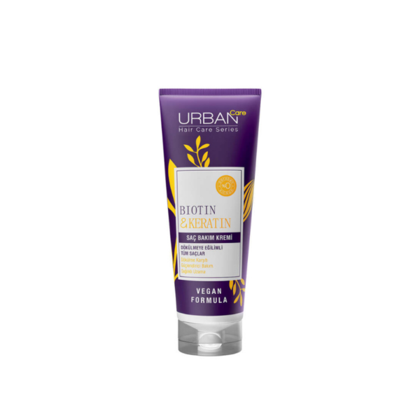 Introducing the Urban Care Biotin and Keratin Hair Care Cream, a 250 ml solution to nourish and strengthen your hair.