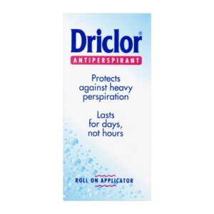 درايكلور مضاد للتعرق رول أون 20 مل - Driclor، الحل الأمثل لـ علاج التعرق الزائد. تم تصميم هذا المنتج بفعالية لضمان حماية طويلة الأمد والحفاظ على انتعاشك طوال اليوم.