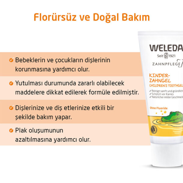⁦معجون أسنان ويليدا العضوي للأطفال والرضع 50 مل | Weleda⁩ - الصورة ⁦3⁩