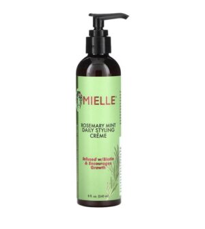 Introducing the Mielle Organics Rosemary and Mint Styling Cream 240ml, the perfect solution for nourishing and styling your hair with ease.