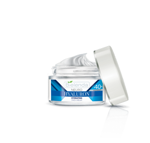 Introducing the Bielenda Neuro Hyaluron 40+ Hydrating Face Cream 50 ml. This cream is designed to provide intense hydration and reduce the appearance of fine lines and wrinkles, making your skin look youthful and radiant.
