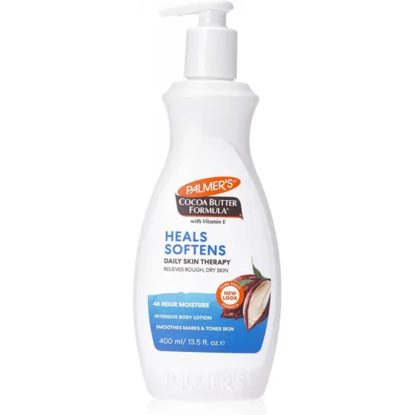 Introducing Palmer's Cocoa Butter Heals and Softens Daily Skin 400 ml, the ultimate solution for nourishing and hydrating your skin.