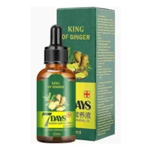 Introducing CLOTHES OF SKIN 7 Days King Of Ginger 30 ml, hair growth, and hair thickening.
