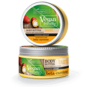 Introducing the Bielenda Vegan Friendly Buriti Body Butter 250 ml, a luxurious and nourishing solution for your skin.