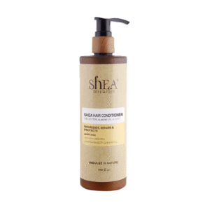 Introducing the Shea Miracles Shea Hair Conditioner With Shea Butter, Almond Oil and Honey 1 Liter, a high-quality hair care product designed to nourish and hydrate your hair from root to tip.