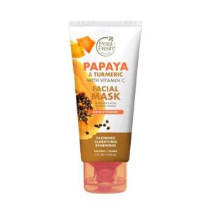 Introducing the Petal Fresh Papaya and Turmeric With Vitamin C Facial Mask 200 ml, a rejuvenating solution for your skincare routine.