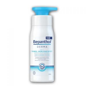 نقدم لكم بيبانثول لوشن ديرما لترطيب للبشرة الجافة والحساسة 400 مل | Bepanthol، هذا المستحضر مصمم لتوفير الترطيب والتغذية الأساسية للبشرة الجافة والحساسة.
