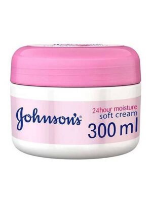 نقدم لكم كريم ترطيب ناعم على مدار 24 ساعة من جونسون 300 مل | Johnson's، الحل النهائي لترطيب طويل الأمد. تم تصميم هذا الكريم لتوفير رطوبة لمدة 24 ساع