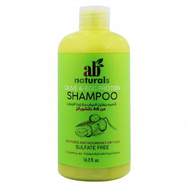 Visit Introducing the AB Naturals Olive and Egg Protein Shampoo 479 ml, a nourishing and gentle hair care solution formulated with natural ingredients.