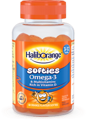 Haliborange Orange Flavored Omega-3 Supplemented Multivitamin 60 Capsules