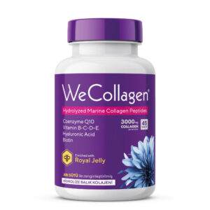 نقدم لكم وي كولاجين بيوميت 45 قرص | WeCollagen، وهو مكمل قوي للحفاظ على الصحة والعافية بشكل عام. تم تركيب هذه الأقراص من الكولاجين الفاخر لدعم صحة المفاصل ومرونة الجلد والحيوية العامة.
