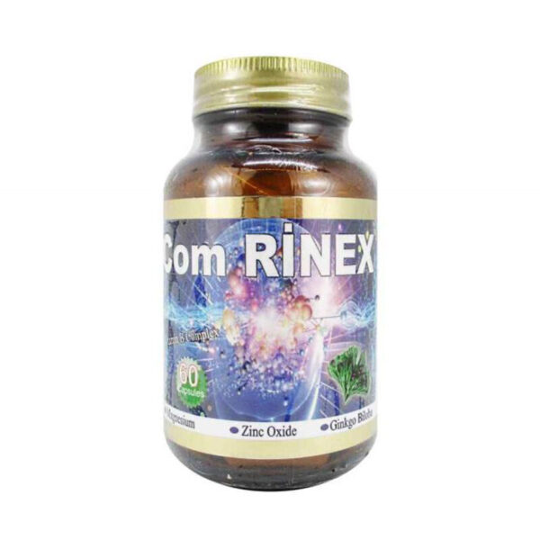 Introducing Com Rinex 60 Capsules, a powerful addition to your daily vitamin regimen. This supplement is formulated to support overall health and wellness, providing essential nutrients for your body.