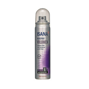 Isana Hair Spray 48 Hour Volumizing Extra Strong Hold - Travel Size 75 ml