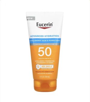 نقدم لكم كريم واقي شمس spf50 خال من العطور من يوسرين 150 مل | Eucerin، وهو واقي شمسي جدير بالثقة لحماية فعالة من أشعة الشمس.