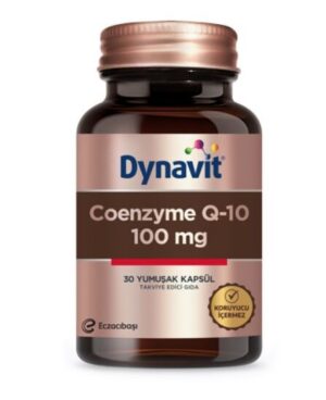 نقدم لكم دينافيت الإنزيم المساعد Q-10 100 مجم 30 كبسولة لينة | Dynavit، وهو إضافة قوية إلى روتينك الصحي اليومي.