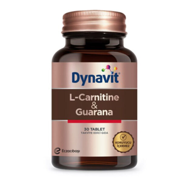 Introducing the Dynavit L-Carnitine & Guarana 30 Tablets, a powerful solution to support your health and wellness goals.