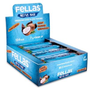 Fellas Fruit Bar - Chia and Coconut 40 gr x 12 Pieces