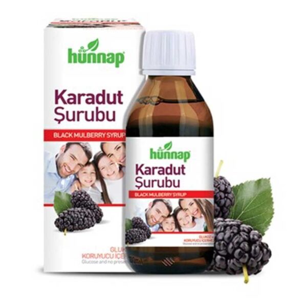 نقدم لكم هوناب شراب التوت الأسود 50 مل | Hünnap، وهو مكمل صحي طبيعي يقدم فوائد عديدة لرفاهيتك. هذا الشراب المليء بالفيتامينات والمواد المغذية الأساسية هو الإضافة المثالية لروتينك اليومي.