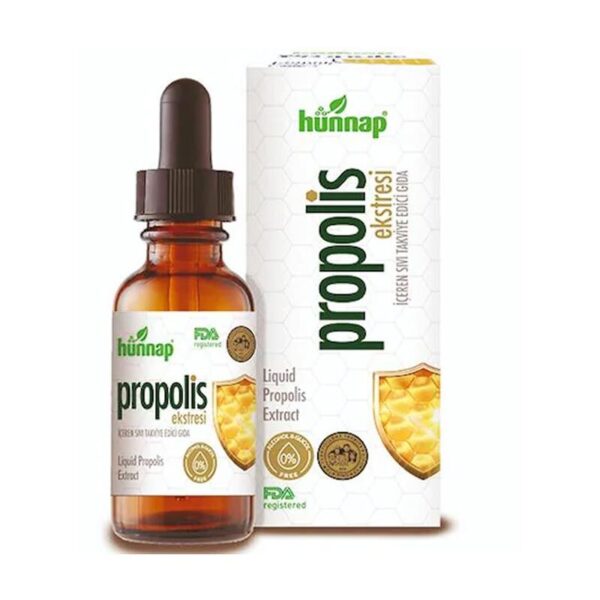 Introducing the Hünnap Propolis Extract 30 ml, a natural way to support your overall health and well-being.