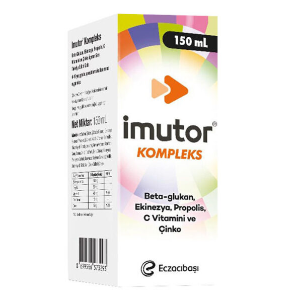 نقدم لكم مكمل غذائي سائل من إيميوتور كومبلكس 150 مل | Imutor، وهو إضافة قوية لروتينك الصحي الخاص بالفيتامينات.