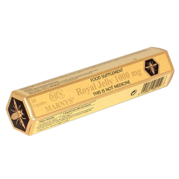 Visit Introducing Marnys Royal Jelly 1000 mg 30 Capsules, a powerful supplement for promoting overall health and wellness.