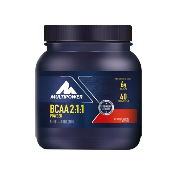Introducing the Multipower BCAA 2.1.1 Powder 400 g, a powerful and effective supplement for your fitness and workout routine.