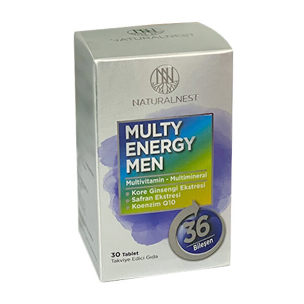 Naturalnest Multi Energy Men Supplementary Food 30 Tablets