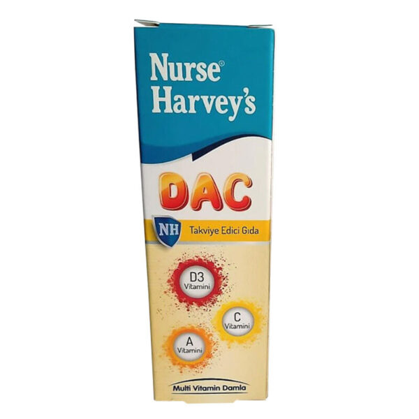 نقدم لكم نيرس هارفيز داك قطرات فيتامين متعددة بنكهة البرتقال 30 مل | Nurse Harveys، وهي طريقة مريحة ولذيذة لضمان حصولك على الفيتامينات الأساسية التي يحتاجها جسمك.