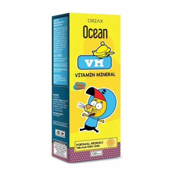 Orzax Ocean VM Vitamin Mineral Orange Flavor 150 ml