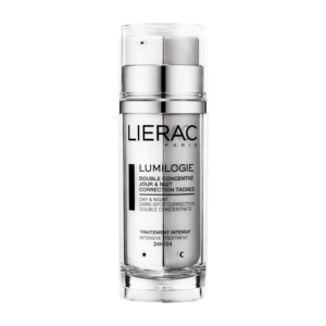 نقدم لكم ليراك لوميلوجي مركز مزدوج جور-نهار لتصحيح اللون 30 مل - Lierac، الحل النهائي لمعالجة عيوب البشرة والبقع الداكنة.