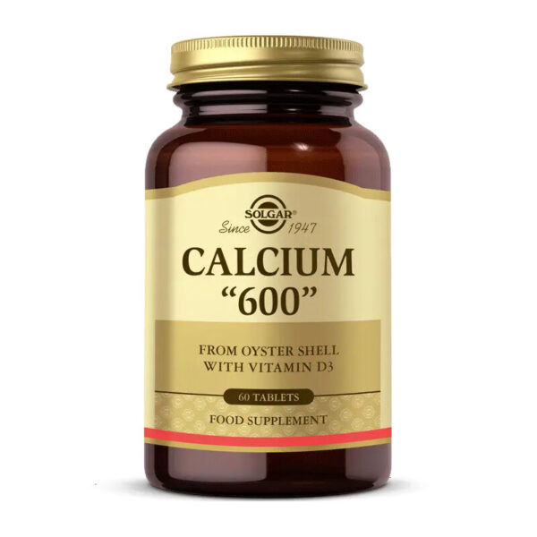 Solgar Calcium 600 (Oyster Shell) 60 Tablets