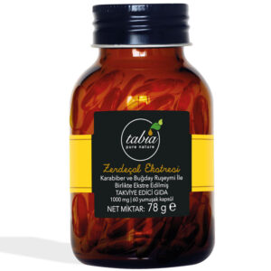 Introducing Tabia Turmeric Extract 1000 mg 60 Capsules: the all-natural solution for supporting your overall health and wellness.