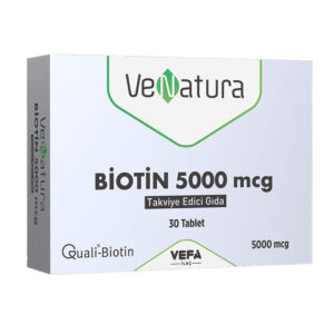 VeNatura Biotin 5000 mcg Food Supplement 30 Tablets