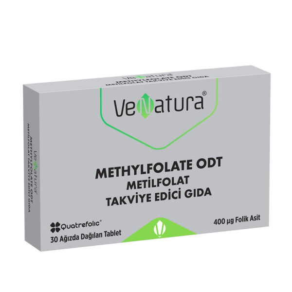 Introducing the VeNatura Methylfolate Odt 30 Tablets, a convenient way to get your daily dose of methylfolate.