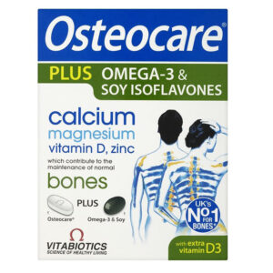 نقدم لكم فيتابيوتيكس أوستيوكير بلس كالسيوم مع اوميجا 84 قرص | Vitabiotics، وهو حل شامل للحفاظ على صحة العظام والمفاصل.