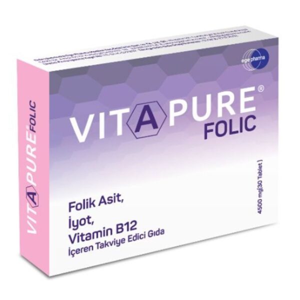 فيتابيور فوليك، طعام تكميلي، 30 قرصًا | Vitapure