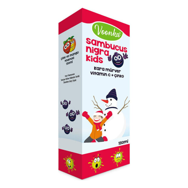 Introducing the Voonka Sambucus Nigra Kids Syrup 150 ml, a powerful and effective way to support your child's health and well-being.