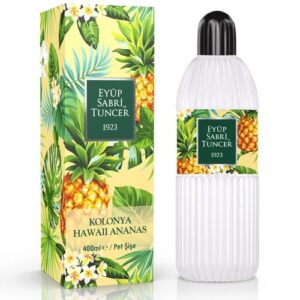Introducing the Eyüp Sabri Tuncer Hawaii Pineapple Cologne 400 ml, a refreshing and tropical-scented cologne perfect for everyday use.