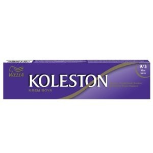 Introducing Wella Koleston Tube Hair Color 9-3 Golden Blonde, the perfect choice for a radiant and luxurious golden blonde shade.